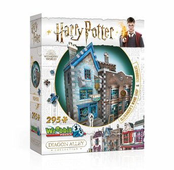 Harry Potter - 3D-Puzzel - Ollivander&#039;s Wand Shop &amp; Scribbulus Writing Implements - Foto: 4