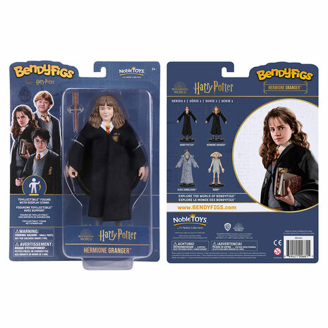 Harry Potter Bendyfig - Hermione Granger - The Noble Collection - 7inch - Foto: 3